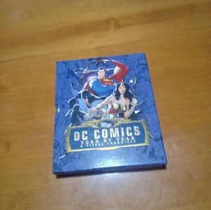 DC Comics Visual Chronicle with Blue and Gold Cover